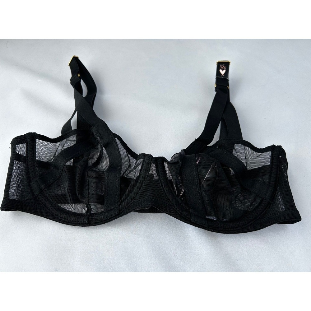 Victoria Secret Very Sexy‎ Unlined Balconet Bra Black 32C